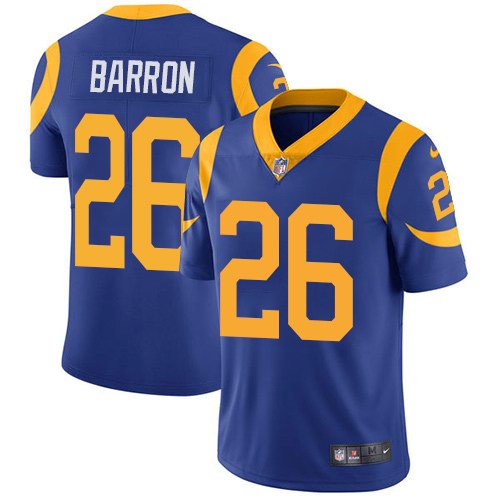 Nike Men & Women & Youth Rams 26 Mark Barron Royal Alternate NFL Vapor Untouchable Limited Jersey,We sell and wholesale Nike Men & Women & Youth Rams 26 Mark Barron Royal Alternate NFL Vapor Untouchable Limited Jersey on line form chian!